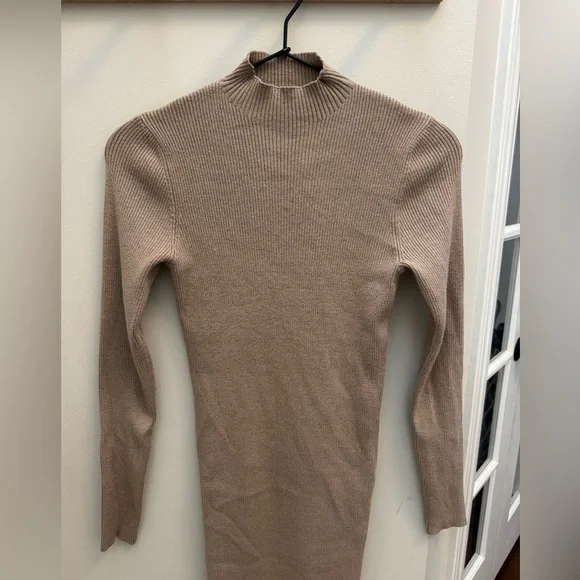 Vici Essential Mock Neck Knit Midi Dress - Picture 5 of 9